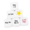 LIOOBO 6pcs Party Game Dices Vietnamese Drinking Dices Acrylic Dice for Bar Games view 1