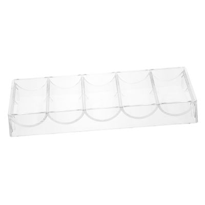 BESTonZON Poker Chip Organizer Holder for Chips and Cards for Game Night and Poker Enthusiasts Wear-Resistant Design