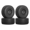 4pcs 65mm Rubber Tire Tyre 12mm Hex ARA550116 for Arrma 1/14 Mojave GROM RC Car Upgrade Parts Accessories(White) view 2