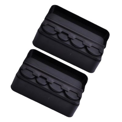 Angoily 2Pcs Holder Storage Box for Loose Change Coin Case Money Bank Holder for Vehicle