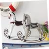 FELTECHELECTR Wooden Rocking Decor Horse Safe Stylish Desktop Adornment for Boys and Girls Adults view 4