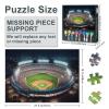 1000 Piece Puzzles for Adults, Jigsaw Puzzles, American Baseball Stadium Funny Challenging Puzzle, Great Gift for Family Friends, Finished Size is 27.5"x19.6" view 3