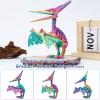 3D Printed Dinosaur, 3D Printed Animals Dragon Fidget Toy Adult Desk, Poseable Dino Skeletons with Articulated Joints, Easter Basket Stuffers, Home Decor, Stress Relief Toy for Autism (Pterosaur) view 3