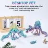 3D Printed Dinosaur, 3D Printed Animals Dragon Fidget Toy Adult Desk, Poseable Dino Skeletons with Articulated Joints, Easter Basket Stuffers, Home Decor, Stress Relief Toy for Autism (Pterosaur) view 4