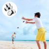 CIYODO 5pcs Boys and Girls Outdoor Leather Bean Bags for Toss Games Sturdy Waterproof Round Design for Family Fun and Backyard Play view 4