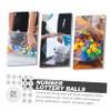 PRETYZOOM 50pcs Raffle Game Balls Bingo Calling Balls White for Entertainment Fade-resistant Printing view 2