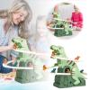 Dinosaur Climbing Slide Music Toy,Electric Dinosaur Climbing Stairs Toys, , Electric Race Track Game Fun Slide Roller Coaster Toy (3 pcs) view 2