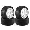 5-Spoke 100x42mm 42/100 Tire Tyre 17mm Wheel Hex for Arrma 1/7 Infraction Felony Limitless RC Car Upgrade Parts Accessories(White) view 1