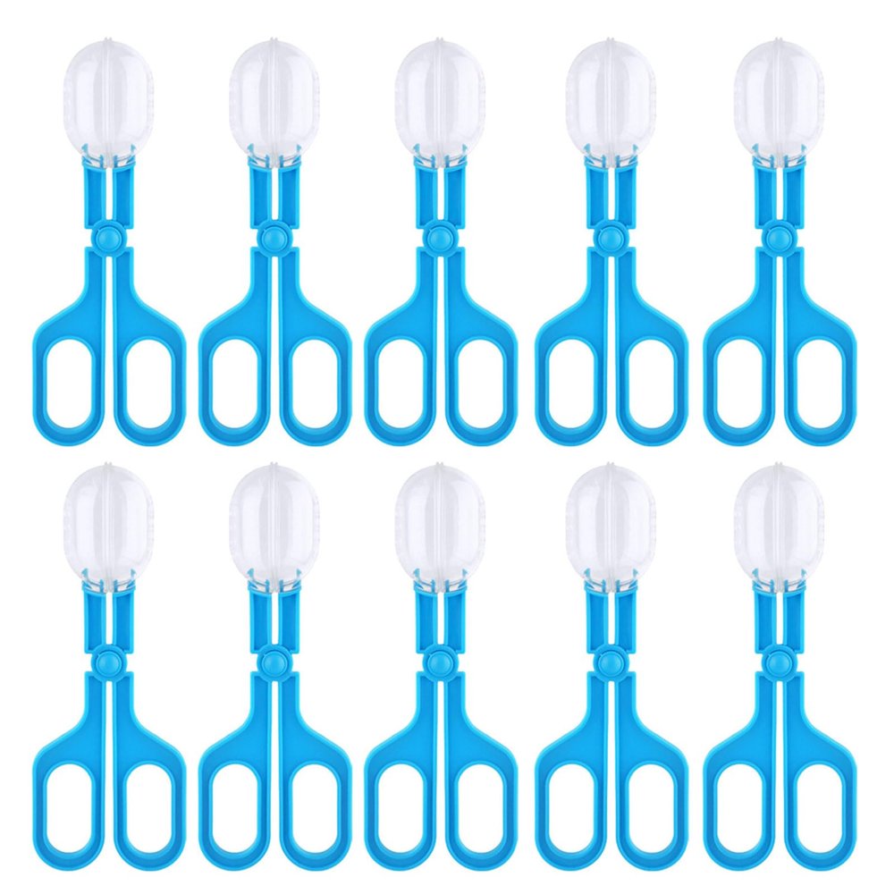 Fuhiueos 10pcs Gogga Catcher Scissors Tongs Tweezers Scooper Clamp Kids Toy Tool for Professional Pet Shops