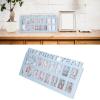12 Month Baby Photo Display  Newborn Keepsake Picture Collage with Stand for Monthly Milestone Showcase 2/2 (Blue) view 4