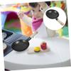 HONMEET Miniature Cast for Pretend Play Kitchen Gadget Small Wok Model Simulation Cooking Tool for Creative Role Play view 4
