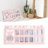 12 Month Baby Photo Display  Newborn Keepsake Picture Collage with Stand for Monthly Milestone Showcase 2/2 (Roseate) view 3