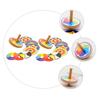 BESPORTBLE 2sets Educational Wooden Gyroscope Toys Spinning Tops for Two Boys and Girls Gyroscope Games view 4