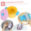 FELTECHELECTR 1Set Kitchen with Cooking Utensils Pretend Cookware Set for Miniature Kitchen Accessories for Creative Role Play for Ages view 4