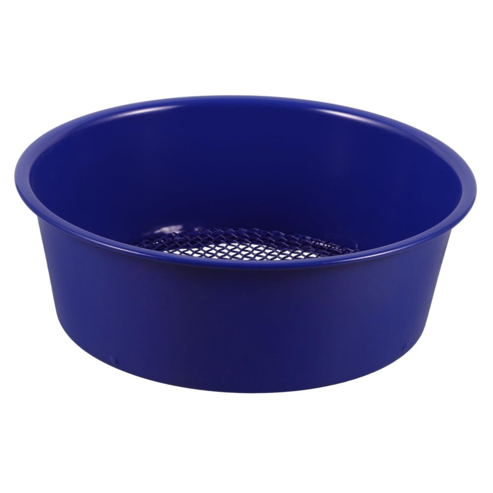 IWOWHERO Round Soil Sifting Pan Mesh Lightweight Multi-Function Garden Sieve for Rocks and Soil Filtration for Planting and Beach Play