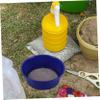 IWOWHERO Round Soil Sifting Pan Mesh Lightweight Multi-Function Garden Sieve for Rocks and Soil Filtration for Planting and Beach Play view 3