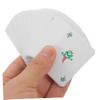Abaodam 1set Mahjong Card Dice Portable Travel Poker Game Lightweight Material for Handheld Chinese Style Mahjong view 3