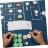 Abaodam 1set Mahjong Card Dice Portable Travel Poker Game Lightweight Material for Handheld Chinese Style Mahjong view 4