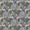 Miniature Dollhouse Accessories Wall Paper 37.8 * 14.2Inch - Wallpaper Self-Adhesive Fit for 1/12 1/6 Scale Decorative Stickers - Dark Blue view 1