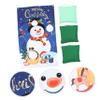 Sosoport 1set Christmas Snowman Sandbags Game Throwing Activity for Boys and Girls Interactive Family Game Includes Random Bean Bags for Holiday Parties and Gatherings view 2