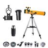 76mm Reflector Astronomical for Children, Beginner's OutsideReflector Kids Educational Monoscope AdultsSpotting Scope Xmas Gift, Yellow D view 1