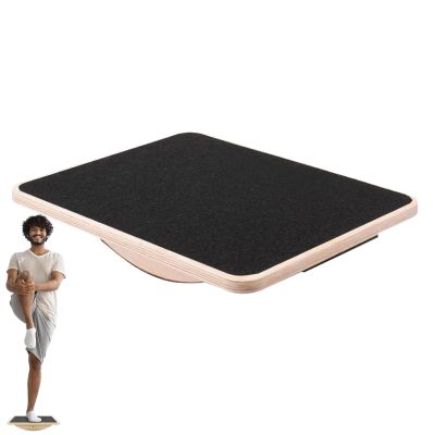 Wobble Board Stability Yoga Workout Wooden Exercise Trainer Balance Board