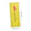 Angoily 9pcs Chinese Tai Amulet Cards for Feng Shui Auspicious Plaque Cards for Lightweight and Portable Design for Enhancement view 2