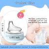 4 Packs Replacement Silicone Spout Compatible with NUK Learner Cup & Active Cup, Soft Transition Spout for Sippy Cups, Leak-Proof, BPA-Free, Easy to Clean Medium Flow view 3