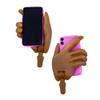 Figures Toy Company Cell Phone Accessory Hand Ultimate 4.25 Inch Figures [Black Skin Pink Phone] view 1