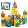 103 Piece Tiles Building Set for Kids Ages 38, Magnetic Building Blocks, Magnet Tiles Toy Set, STEM Educational Montessori Toy, Construction Blocks for Kids, Sensory Birthday Gift for Boys and Girls view 1