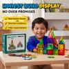 103 Piece Tiles Building Set for Kids Ages 38, Magnetic Building Blocks, Magnet Tiles Toy Set, STEM Educational Montessori Toy, Construction Blocks for Kids, Sensory Birthday Gift for Boys and Girls view 4