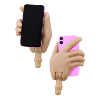Figures Toy Company Cell Phone Accessory Hand Ultimate 4.25 Inch Figures [White Skin Pink Phone]