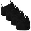 Abaodam Portable Stroller Bag Mesh 4pcs Side Sling Storage Diaper Organizer Black view 1