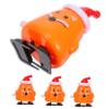 ABOOFAN 4pcs Christmas Themed Wind-up Toys Fun Clockwork Toys for Holiday Parties Unique Stocking Stuffers for Boys and Girls Cute Decorative for Festive Gatherings view 1