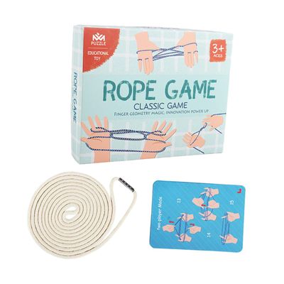 FOYTOKI 1set Cradle String Game Chinese Finger Rope Toy for Boys and Girls Educational Weaving Rope Game for Family Fun and Outdoor Activities Party Favors