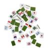 Abaodam 48pcs National Flag Mahjong Game Set Family Fun Diverse Game Modes for Parties and Picnics Complete Mahjong Tiles Set Unique Design for Endless Entertainment view 1