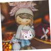 Totority 2pcs Easter Doll Accessories Carrot Bunny Messenger Bags for Girls for Dress-up Playtime and Photo Props view 4