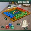 Shut The Box Game Wooden for 4 Players - Math Games -Family Games for Kids and Adults - 14-inch Close The Box Game 12 Numbers - Family Board Games view 2