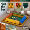 Shut The Box Game Wooden for 4 Players - Math Games -Family Games for Kids and Adults - 14-inch Close The Box Game 12 Numbers - Family Board Games view 4