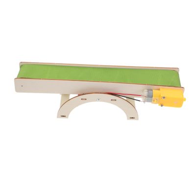 Abaodam Electric Conveyor Belt Model for Students Educational Building Kits for Hands Stem Projects Small Automatic Conveyor Belt Assembly