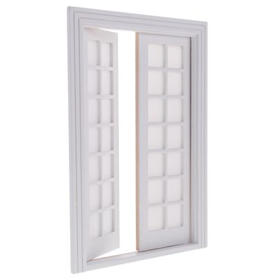 Abaodam 1set Miniature Door Model for Dollhouses Scale Decorative Accessory for Mini House Decor and Creative Play for Realistic Details
