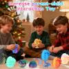 6pack 3D Printed Dragon Egg with Dragon Inside,Mini Crystal Dragon Fidget Toy, Surprise 3D Printed Animals Toy (6 Pack) view 2