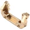 Brass Servo Relocation Front Bumper Mount Bracket RC Upgrade Parts for 1/10 RC Crawler Car Axial SCX10 III Upgrade Part view 1