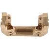 Brass Servo Relocation Front Bumper Mount Bracket RC Upgrade Parts for 1/10 RC Crawler Car Axial SCX10 III Upgrade Part view 2