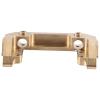 Brass Servo Relocation Front Bumper Mount Bracket RC Upgrade Parts for 1/10 RC Crawler Car Axial SCX10 III Upgrade Part view 4