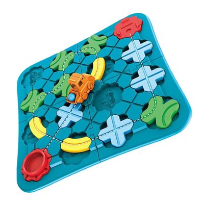 HANABASS 1set Cartoon Puzzles Educational Puzzle Toy for Boys and Girls Car Track Assembly Critical Thinking and Creativity Safe Materials for