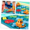 HANABASS 1set Cartoon Puzzles Educational Puzzle Toy for Boys and Girls Car Track Assembly Critical Thinking and Creativity Safe Materials for view 2