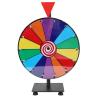 11.8 Inch Color, 14 Slots Wheel Fortune Game with Stand, Table Spinner Wheel for Holiday Activities, Party, Classroom or Home view 1