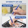 Magnetic Fidget Pen  Writing Tool & Spinner Toy Combo with 13 Blue Fun Rings, Stress Relief & Focus Gift for Kids 8+, Teens & Adults, Novelty Christmas Stocking Stuffer, Office & Study Toy view 3