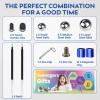 Magnetic Fidget Pen  Writing Tool & Spinner Toy Combo with 13 Blue Fun Rings, Stress Relief & Focus Gift for Kids 8+, Teens & Adults, Novelty Christmas Stocking Stuffer, Office & Study Toy view 4